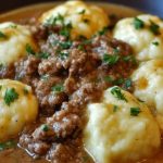 Ground Beef and Dumplings