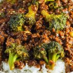 Honey Garlic Ground Beef and Broccoli