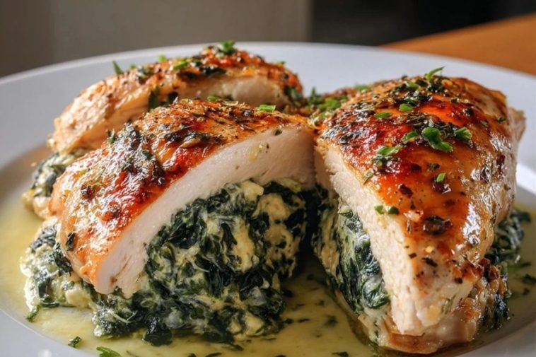 Irresistibly Delicious Spinach Stuffed Chicken