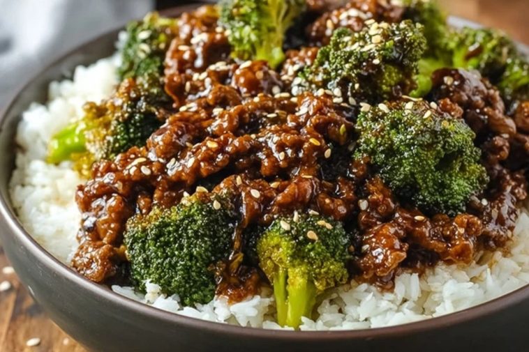 Quick & Easy Honey Garlic Ground Beef and Broccoli Stir-Fry