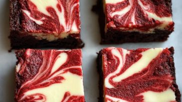 Red Velvet Cheesecake Brownies