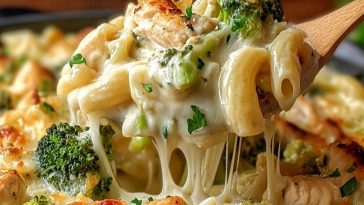 Wholesome Chicken Broccoli Alfredo Bake