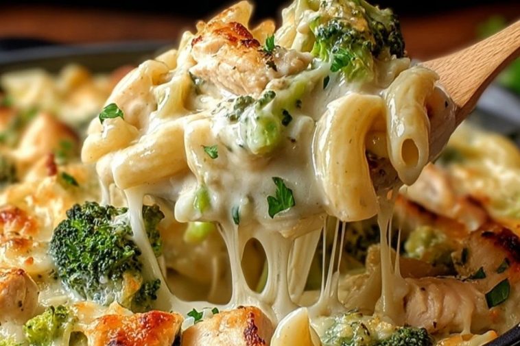 Wholesome Chicken Broccoli Alfredo Bake