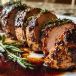 Balsamic Pork Tenderloin in Oven