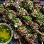 Chimichurri Steak Skewers