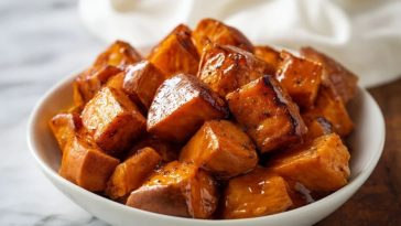 Cinnamon Butter Baked Sweet Potato