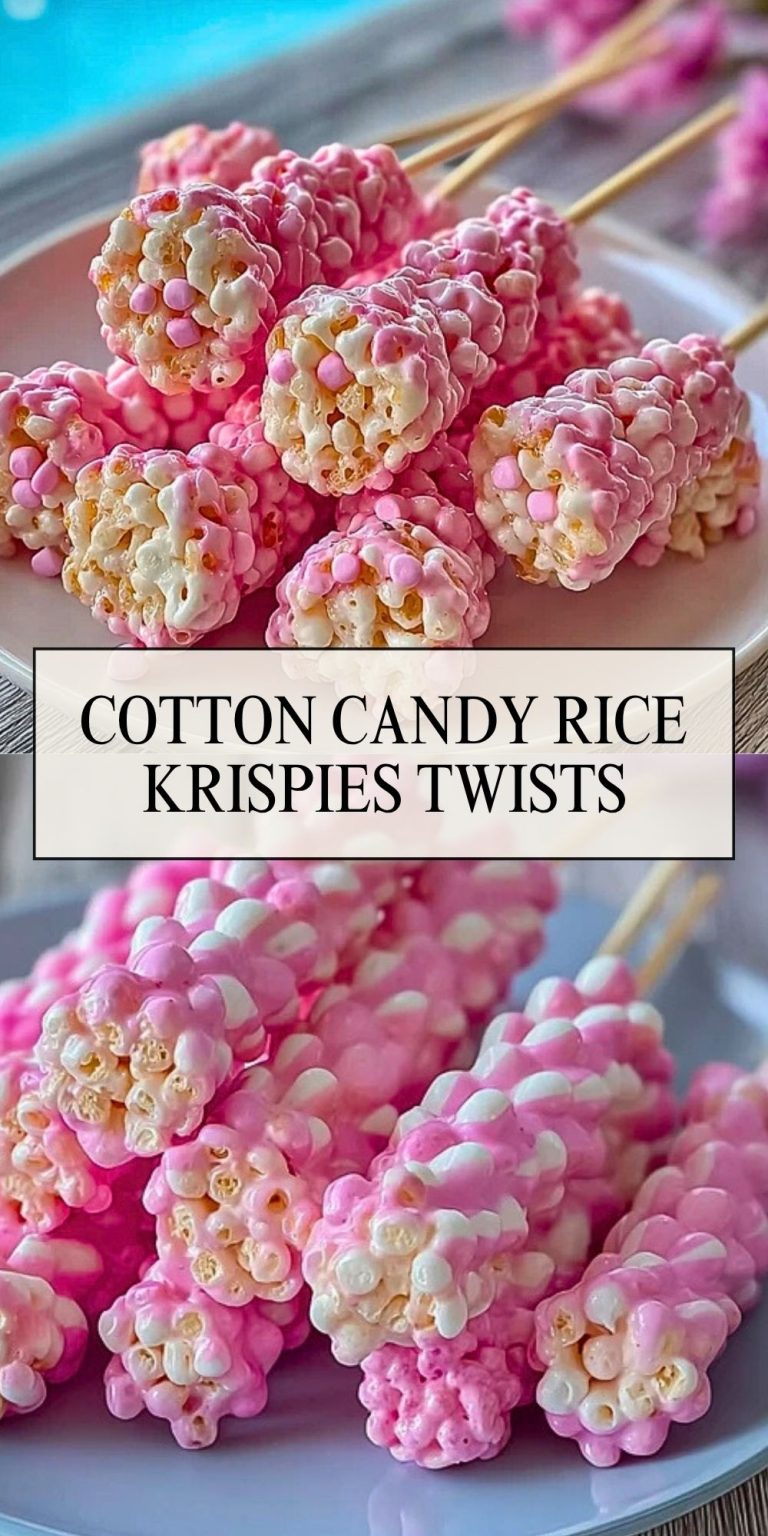Cotton Candy Rice Krispies Twists