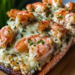 Crab and Shrimp Stuffed Salmon