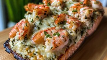Crab and Shrimp Stuffed Salmon