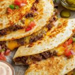Crispy & Satisfying Cheeseburger Quesadillas