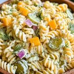 Dill Pickle Pasta Salad