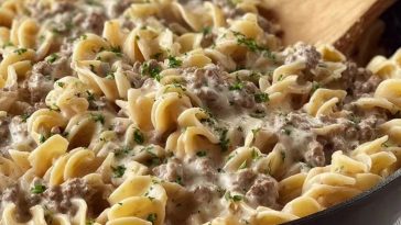 Ground Beef Stroganoff