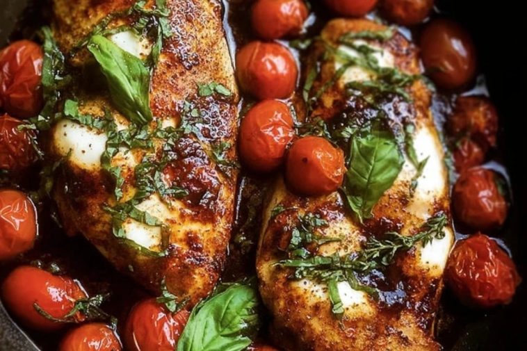 Homemade One Pan Balsamic Chicken