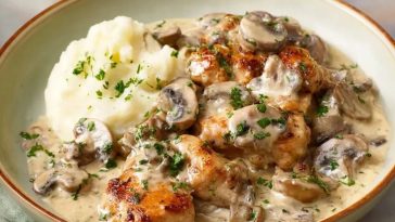 Rich Chicken Stroganoff