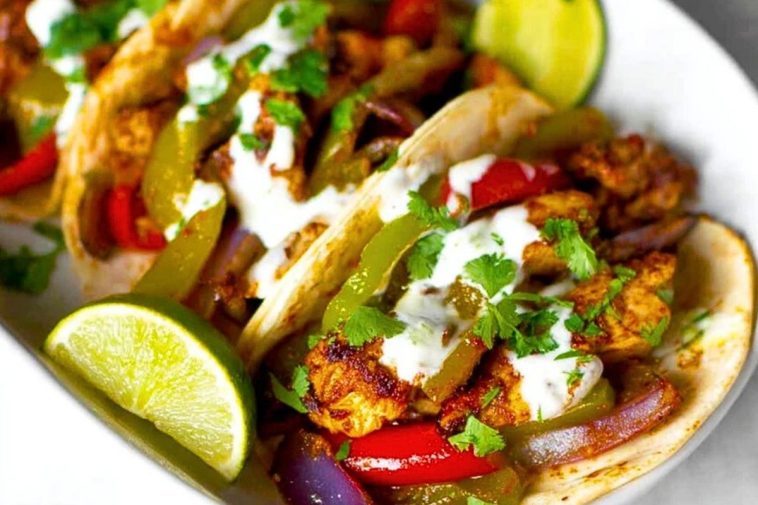 Sheet Pan Chicken Fajitas