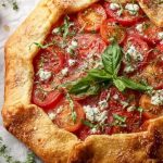 Tomato Basil Galette with Goat Cheese