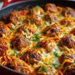 Baked Spaghetti Meatballs
