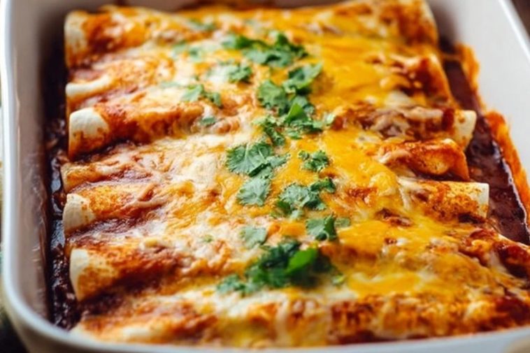 Cheesy Chicken Enchiladas