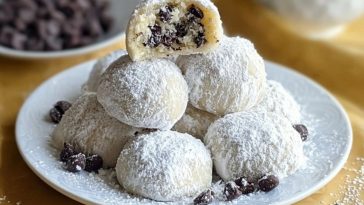 Chocolate Chip Snowball Cookies