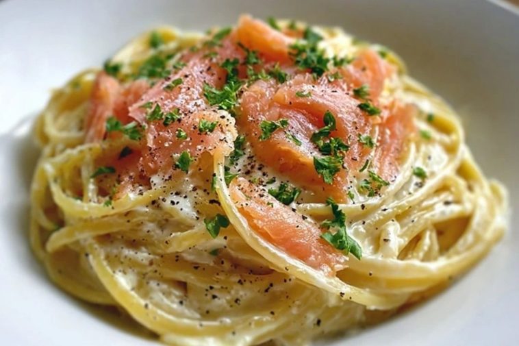 Smoked Salmon Carbonara