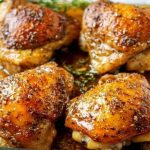 Crispy and Juicy Baked Chicken Thighs