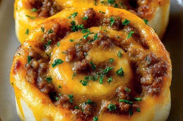 Garlic Butter Cheeseburger Rollups