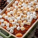 Glazed Candied Sweet Potatoes With Marshmallows