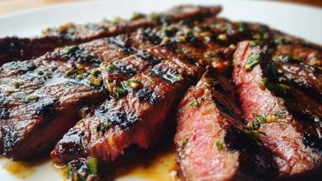 Honey-Garlic Grilled Skirt Steak