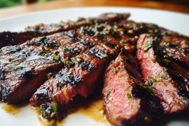 Honey-Garlic Grilled Skirt Steak