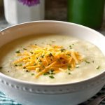Leftover Garlic Mashed Potato Soup