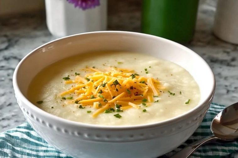 Leftover Garlic Mashed Potato Soup
