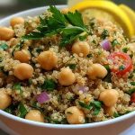 Lemon Herb Quinoa with Chickpeas