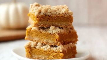 Moist Greek Yogurt Pumpkin Bars