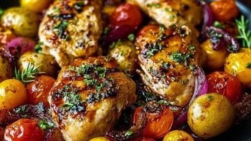 Sheet Pan Balsamic Chicken and Veggies