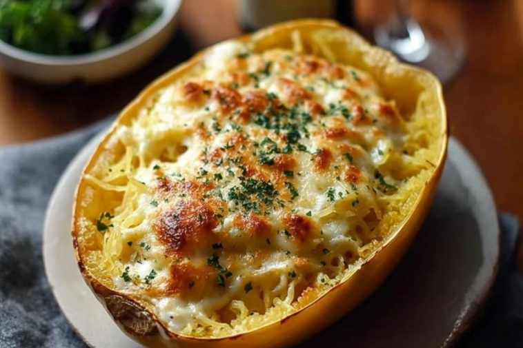 Spaghetti Squash Alfredo