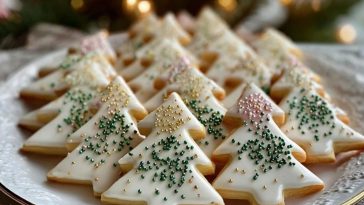 Sparkling Sugar Tree Cookies