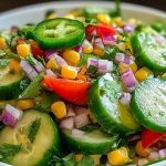 Zesty Mexican Cucumber Salad