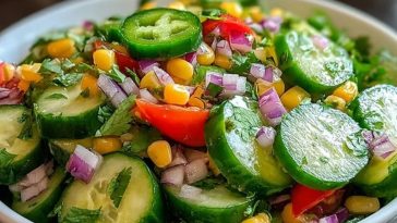 Zesty Mexican Cucumber Salad