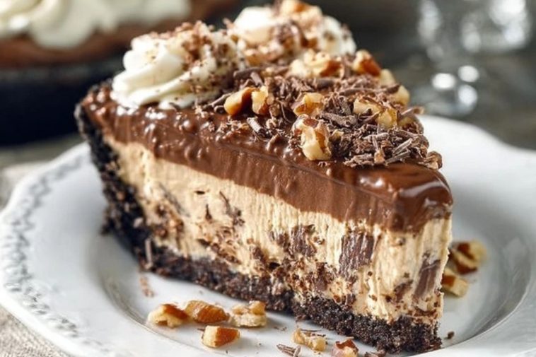 Dreamy No-Bake German Chocolate Pie