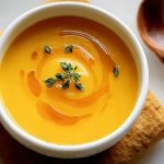 Creamy Honey Roasted Acorn Squash Soup