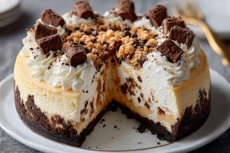Easy Cannoli Cheesecake