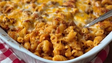Easy Cheeseburger Pasta Dinner Casserole