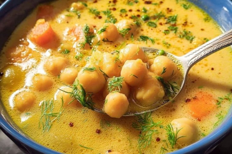Easy Greek Chickpea Soup