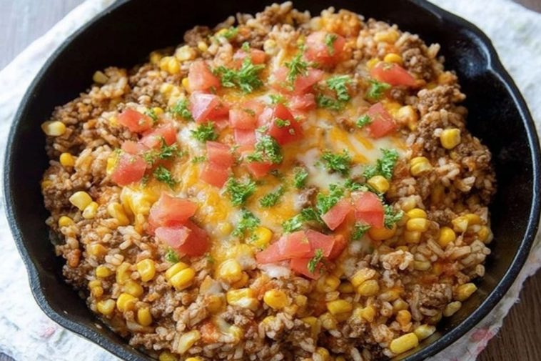 Easy One Pot Mexican Rice Casserole