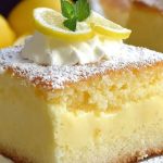 Lemon Custard Cake That Melts in Your Mouth