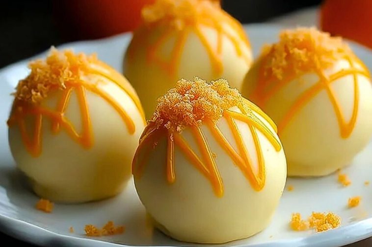 Orange Creamsicle Truffles