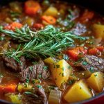 Braised Vegetable Beef Soup