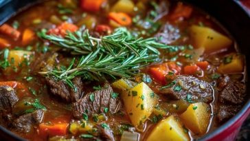 Braised Vegetable Beef Soup