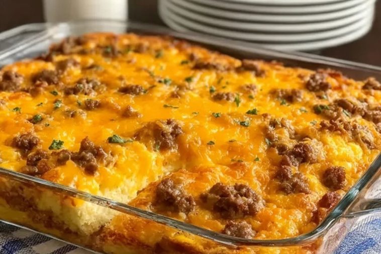 Delicious Sausage and Egg Breakfast Casserole