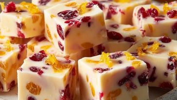 Easy Cranberry Orange Fudge